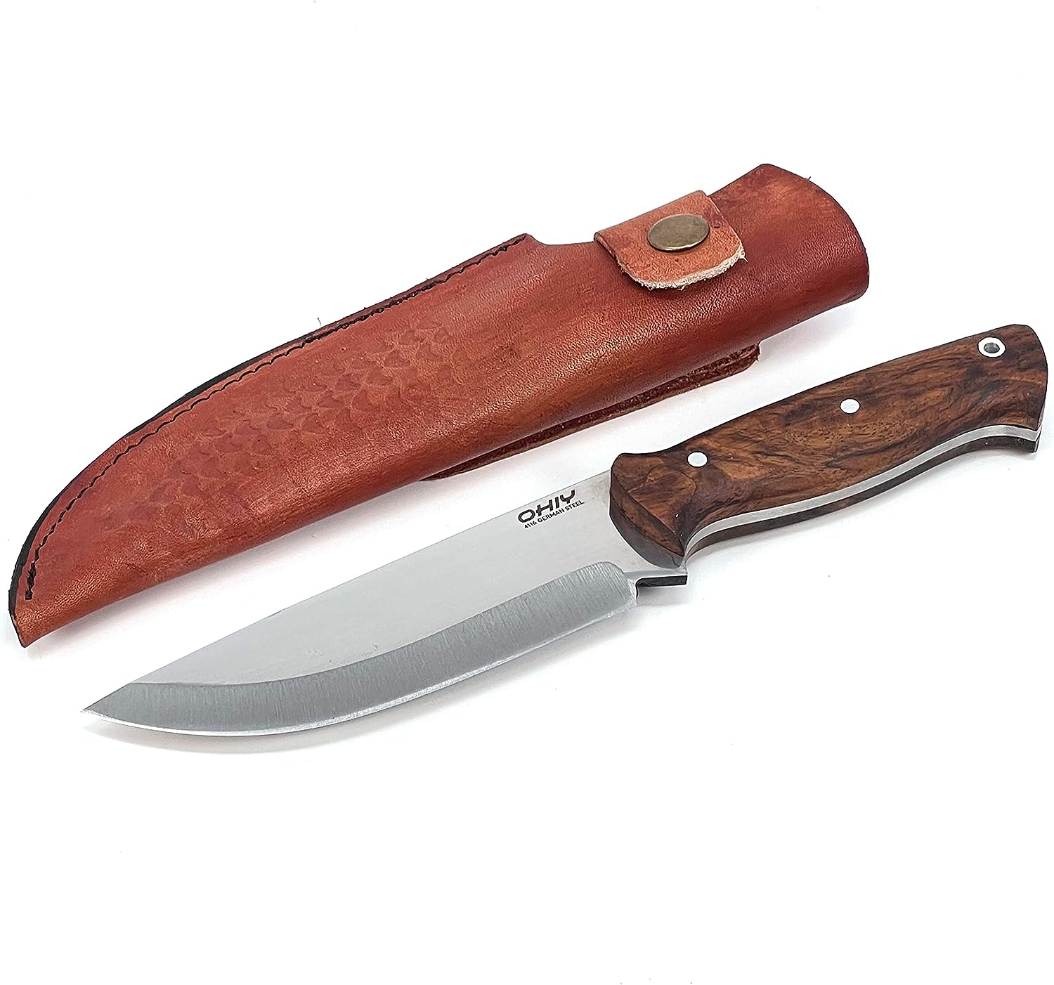 Sheath --- Leather - Brown - (4.75 inch blades)